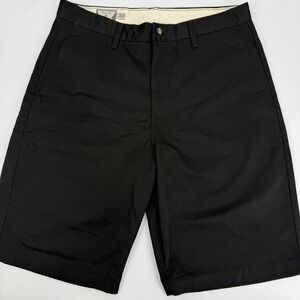 Volcom Frickin Too Chino Shorts Mens 33 Black  Skater Casual Cotton Blend